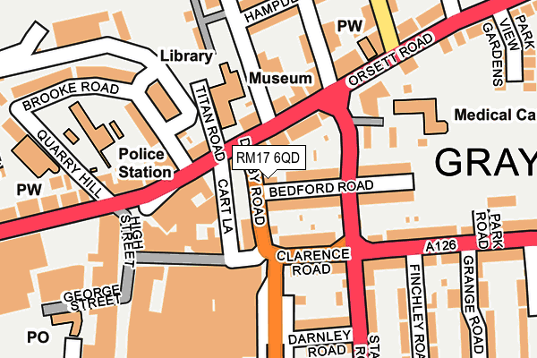 Map of TOM TIME TRANSPORT LTD at local scale