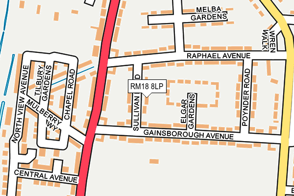 Map of 184 COLLECTIVE LTD at local scale