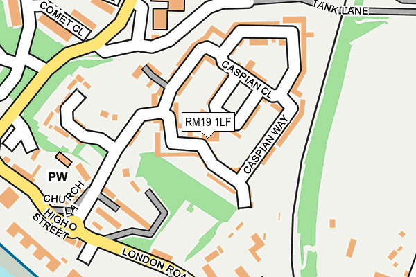 Map of LUCA CIVIL RAIL LTD at local scale