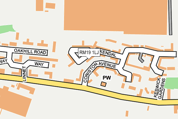 Map of THSY MANAGEMENT LIMITED at local scale