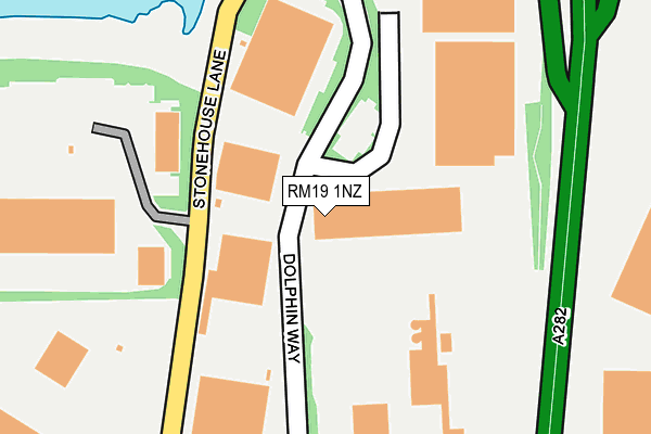 Map of IMERYS ALUMINATES LIMITED at local scale