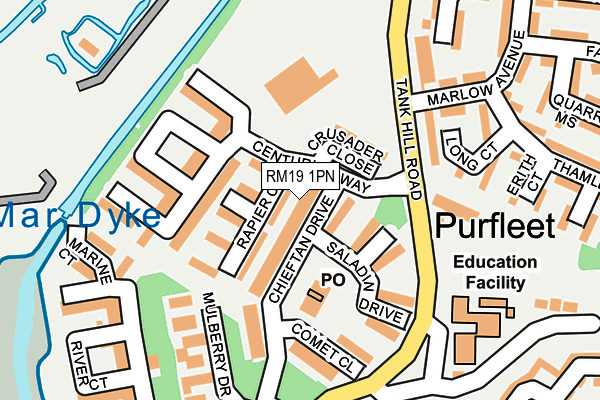 Map of GALA&GALA LTD at local scale