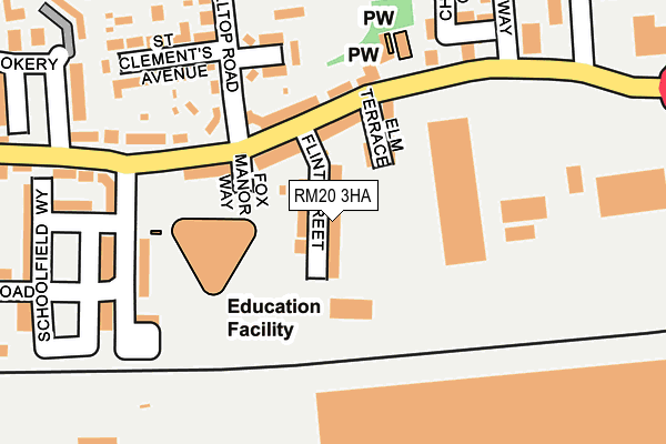 Map of OUTSMARKETING LIMITED at local scale