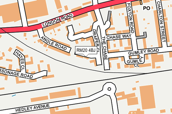 Map of RAPID RUN COURIER LTD at local scale