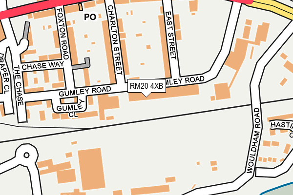 Map of ACORN TILES LIMITED at local scale