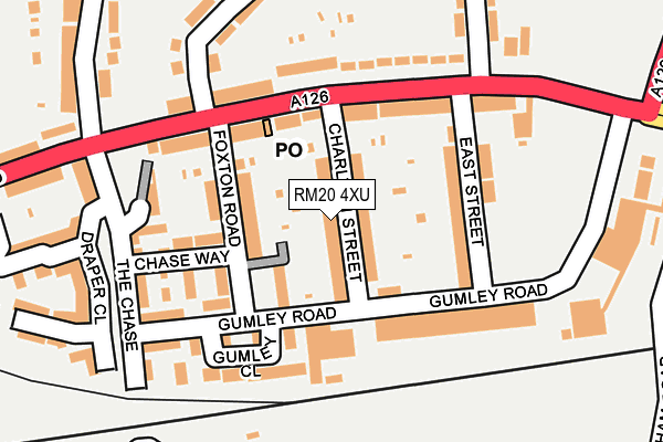 Map of THE CROOKED HOUSE ESSEX LTD at local scale