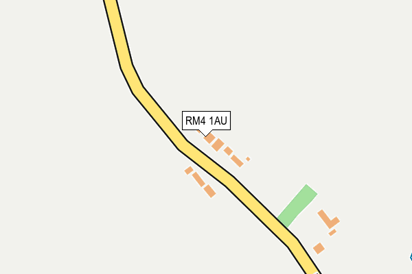 RM4 1AU map - OS OpenMap – Local (Ordnance Survey)