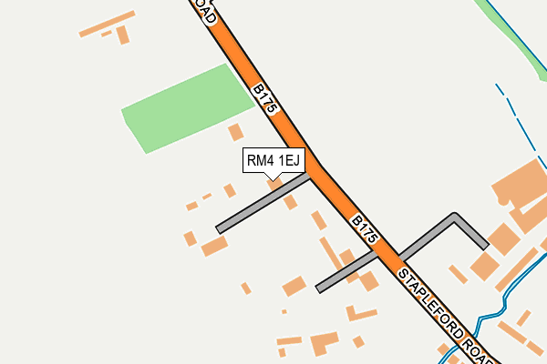 RM4 1EJ map - OS OpenMap – Local (Ordnance Survey)