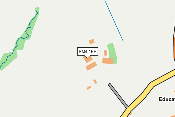 RM4 1EP map - OS OpenMap – Local (Ordnance Survey)