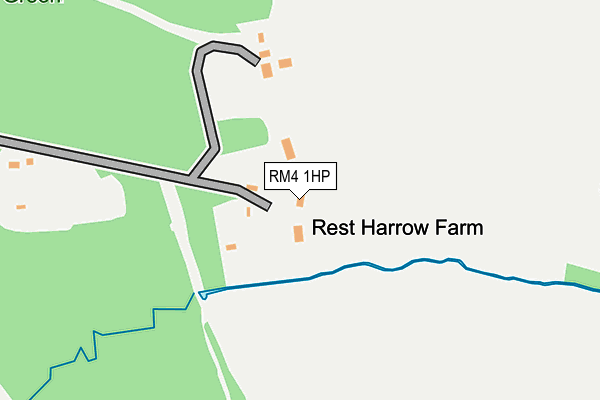 RM4 1HP map - OS OpenMap – Local (Ordnance Survey)
