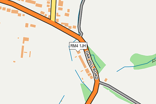 RM4 1JH map - OS OpenMap – Local (Ordnance Survey)