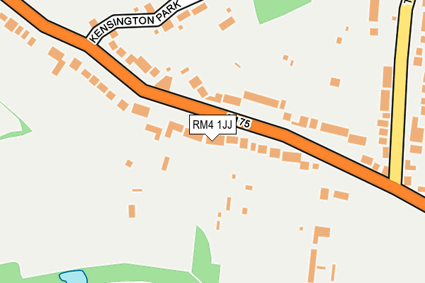 RM4 1JJ map - OS OpenMap – Local (Ordnance Survey)