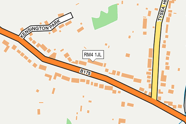 Map of PORTERS SANDWICH BAR LIMITED at local scale