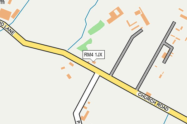 RM4 1JX map - OS OpenMap – Local (Ordnance Survey)