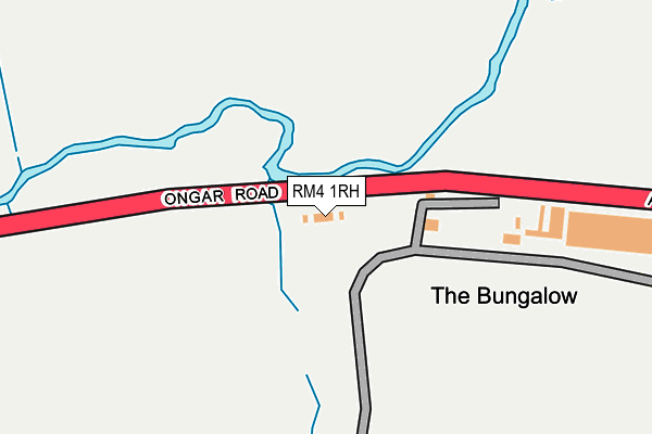 RM4 1RH map - OS OpenMap – Local (Ordnance Survey)