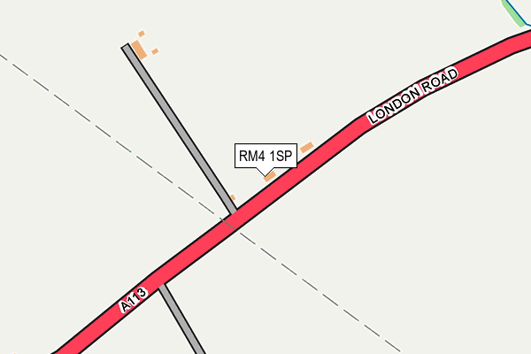 RM4 1SP map - OS OpenMap – Local (Ordnance Survey)