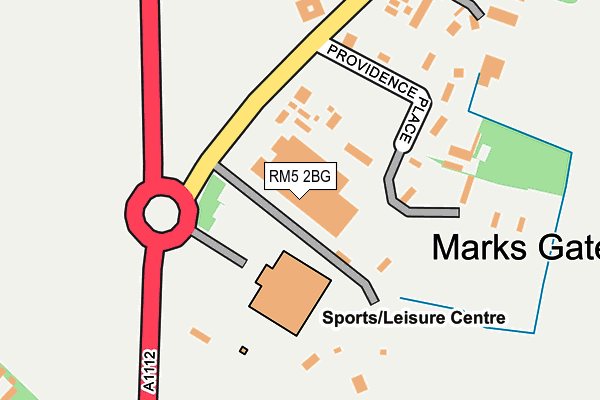 Map of RO RENDER SERVICES LIMITED at local scale