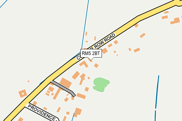 RM5 2BT map - OS OpenMap – Local (Ordnance Survey)