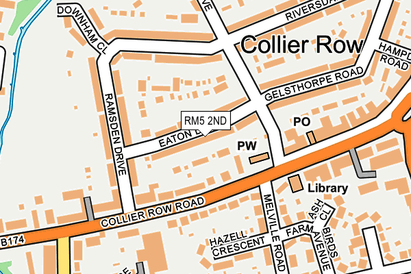 RM5 2ND map - OS OpenMap – Local (Ordnance Survey)