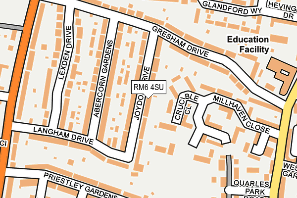 Map of 27 ALBERT STREET LTD at local scale