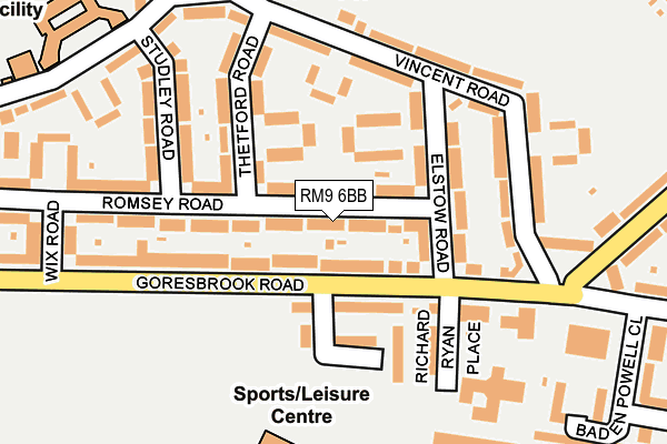 Map of DANGS DETAILING LIMITED at local scale