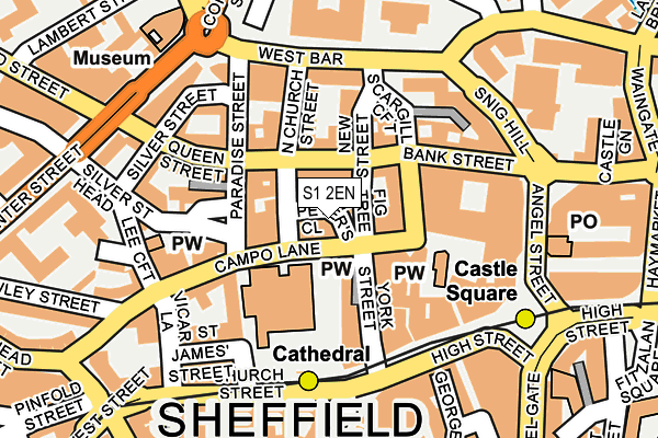 S1 2EN map - OS OpenMap – Local (Ordnance Survey)