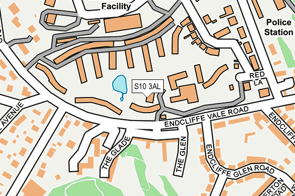 S10 3AL map - OS OpenMap – Local (Ordnance Survey)
