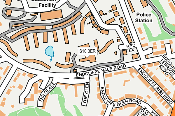 S10 3ER map - OS OpenMap – Local (Ordnance Survey)