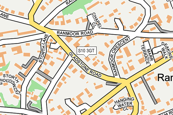 S10 3GT map - OS OpenMap – Local (Ordnance Survey)