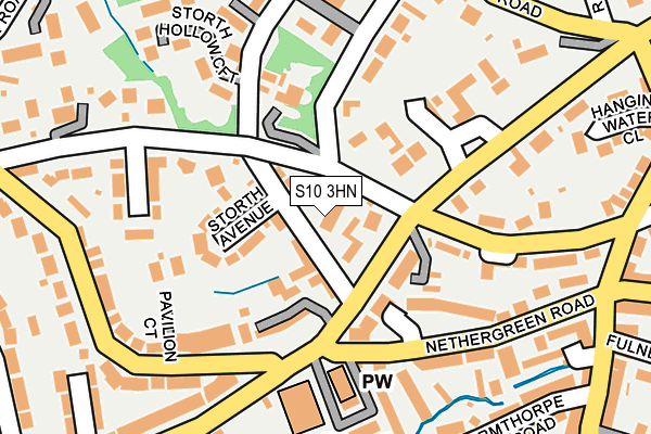 S10 3HN map - OS OpenMap – Local (Ordnance Survey)
