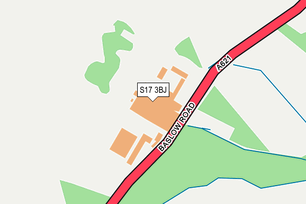 S17 3BJ map - OS OpenMap – Local (Ordnance Survey)