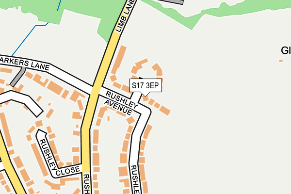 S17 3EP map - OS OpenMap – Local (Ordnance Survey)