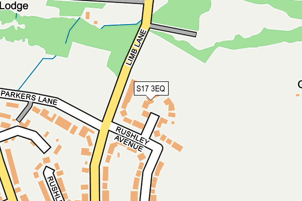 S17 3EQ map - OS OpenMap – Local (Ordnance Survey)