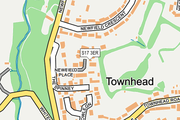 S17 3ER map - OS OpenMap – Local (Ordnance Survey)