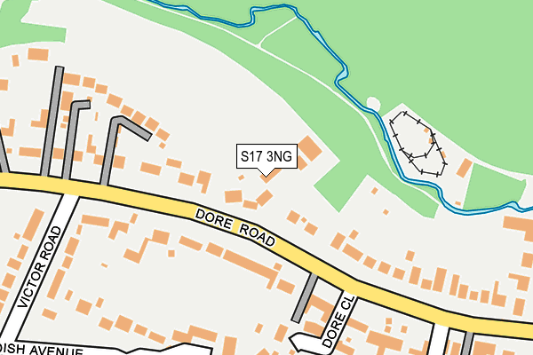 S17 3NG map - OS OpenMap – Local (Ordnance Survey)