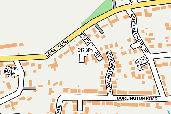 S17 3PN map - OS OpenMap – Local (Ordnance Survey)