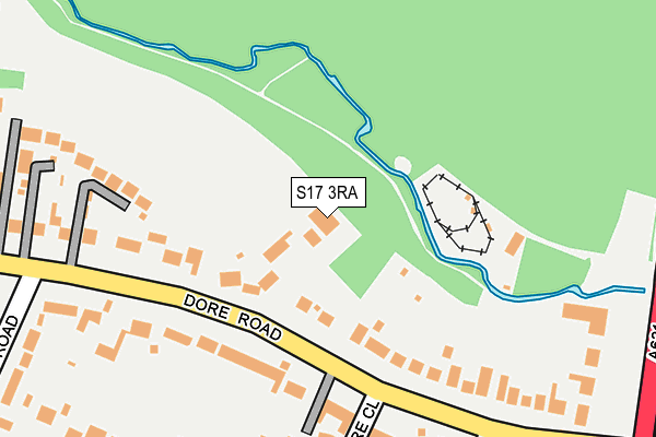 S17 3RA map - OS OpenMap – Local (Ordnance Survey)