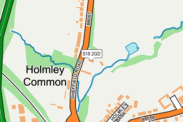 S18 2GD map - OS OpenMap – Local (Ordnance Survey)