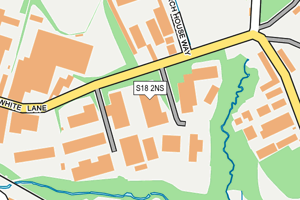 S18 2NS map - OS OpenMap – Local (Ordnance Survey)