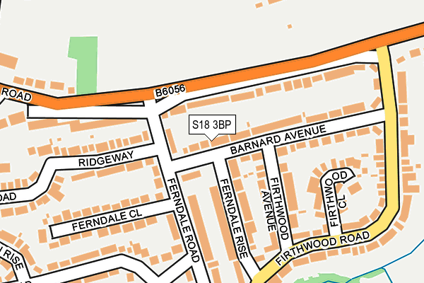 S18 3BP map - OS OpenMap – Local (Ordnance Survey)