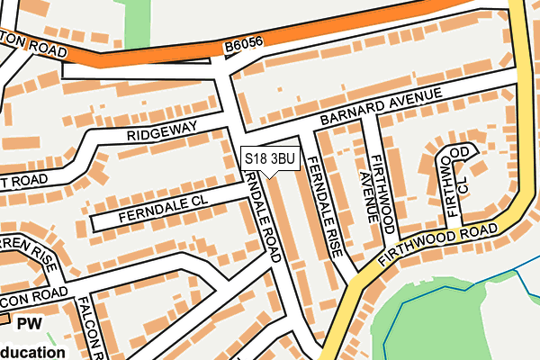S18 3BU map - OS OpenMap – Local (Ordnance Survey)