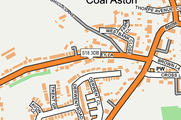 S18 3DB map - OS OpenMap – Local (Ordnance Survey)