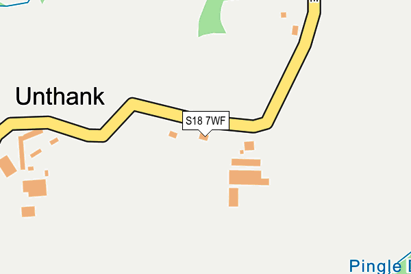 S18 7WF map - OS OpenMap – Local (Ordnance Survey)