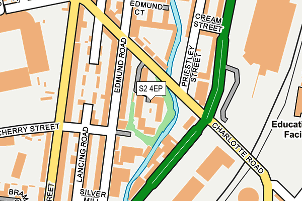 S2 4EP map - OS OpenMap – Local (Ordnance Survey)