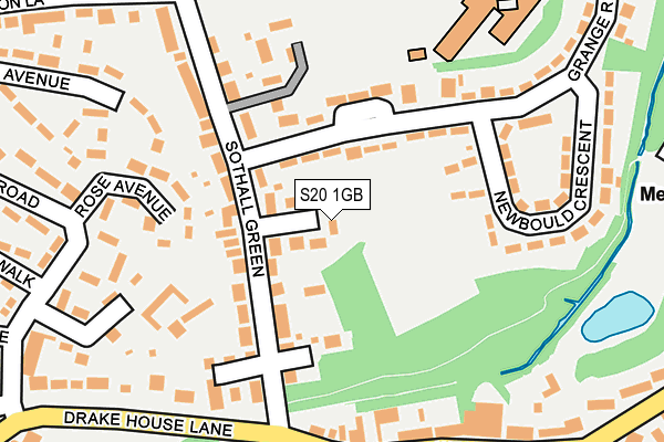 S20 1GB map - OS OpenMap – Local (Ordnance Survey)