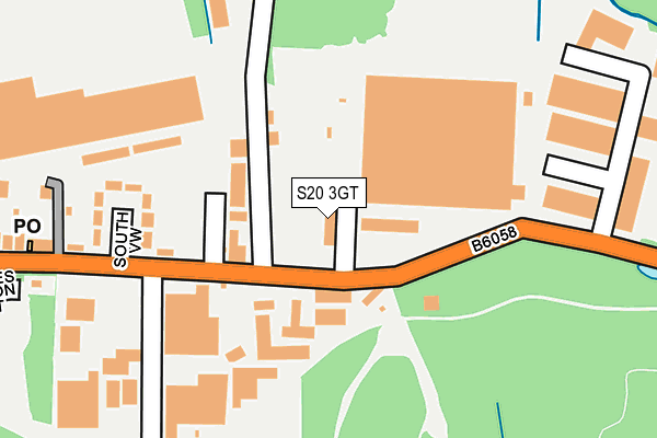 S20 3GT map - OS OpenMap – Local (Ordnance Survey)