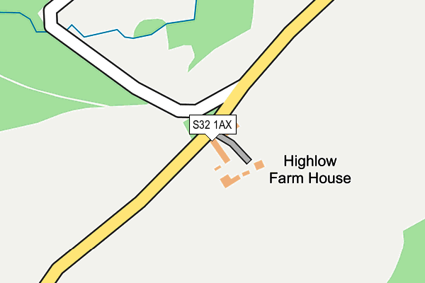 S32 1AX map - OS OpenMap – Local (Ordnance Survey)