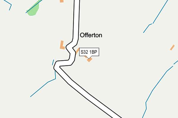 S32 1BP map - OS OpenMap – Local (Ordnance Survey)