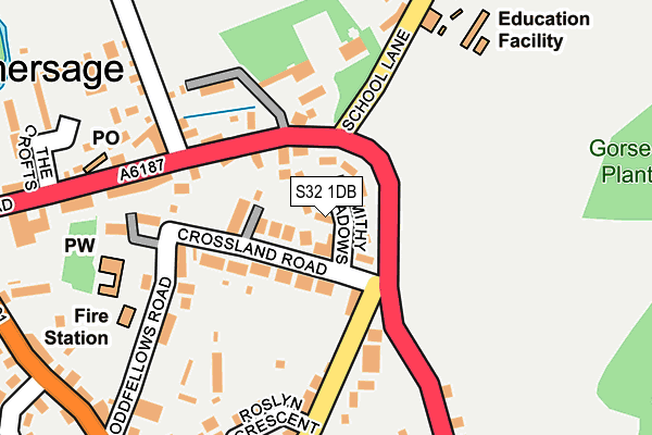 S32 1DB map - OS OpenMap – Local (Ordnance Survey)