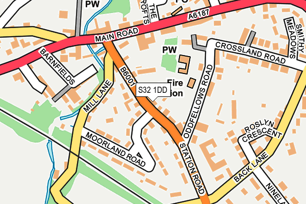 S32 1DD map - OS OpenMap – Local (Ordnance Survey)